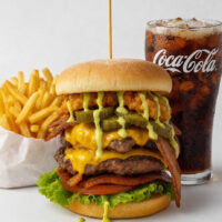 BRUTAL BURGER FAST FOOD COMBO